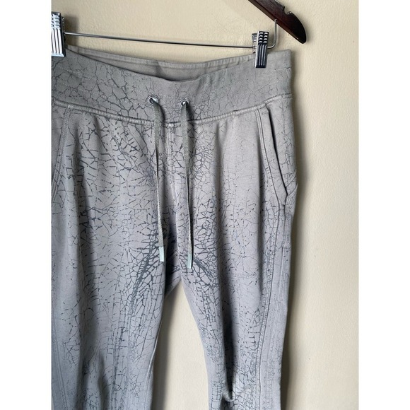 Lululemon Warm Down 7/8 Length Dye Rover Sand Black Joggers - Picture 4 of 9
